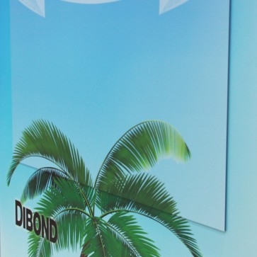 DIBOND® mit 4-farbigen Digitaldruck, Preis für 0,5 QM